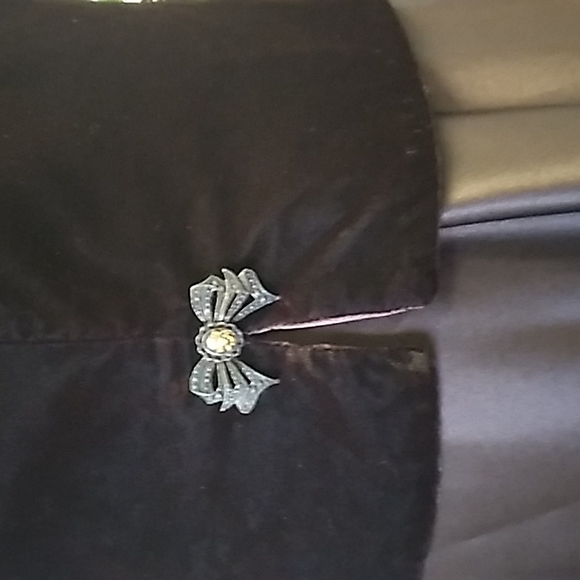 "Perfect Classic" BROWN SCOTT McCLINTOCK GOWN SZ 16 VELVETY AND SATIN LOOK... - Picture 6 of 13